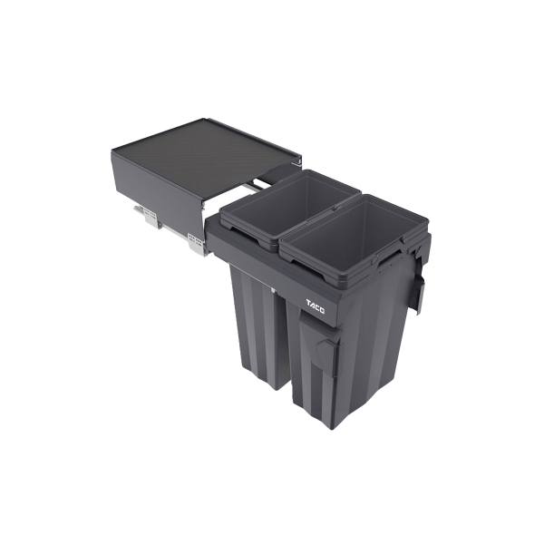 Thùng rác âm tủ ray giảm chấn TC MID450